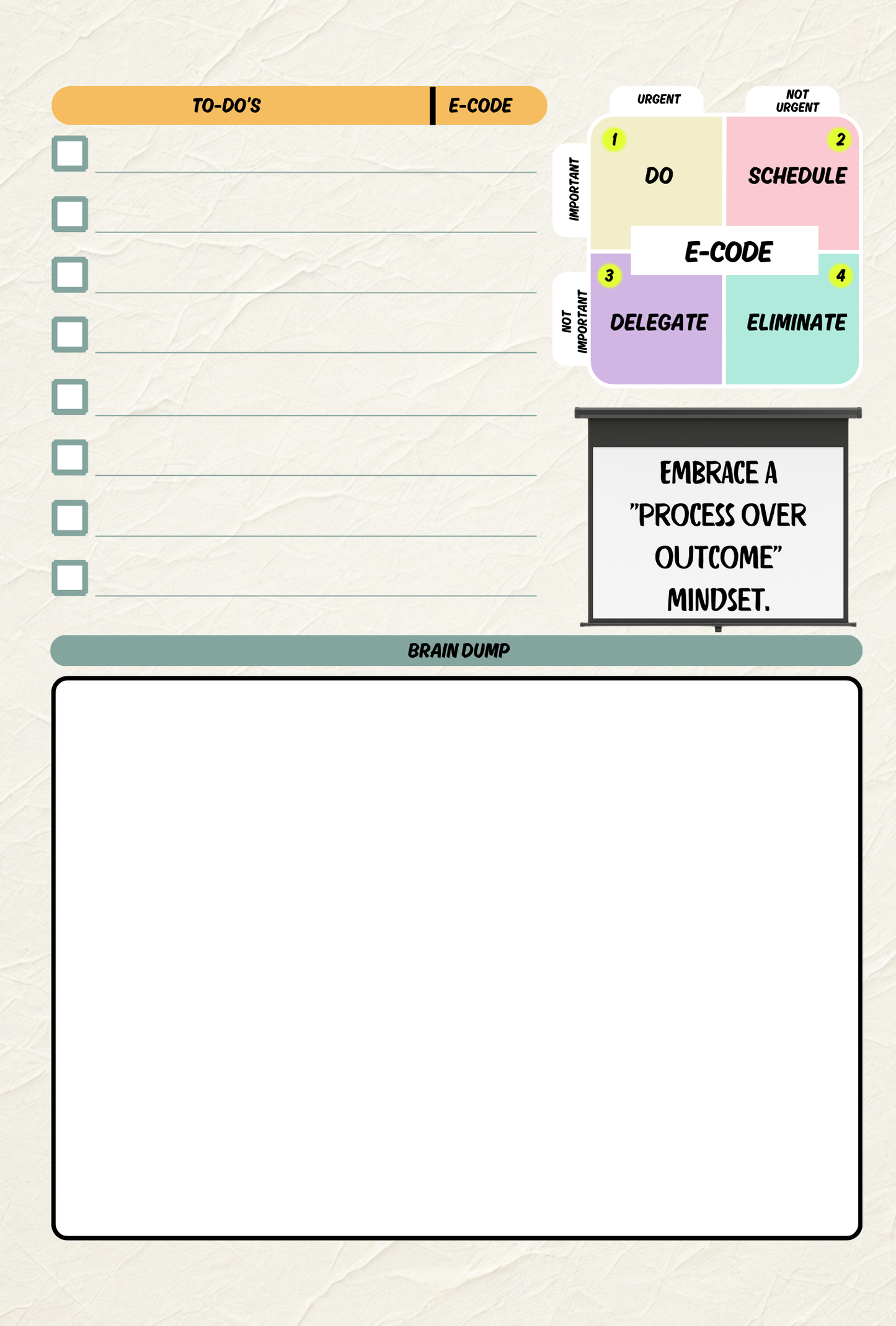 Daily Planner - Live with Intention