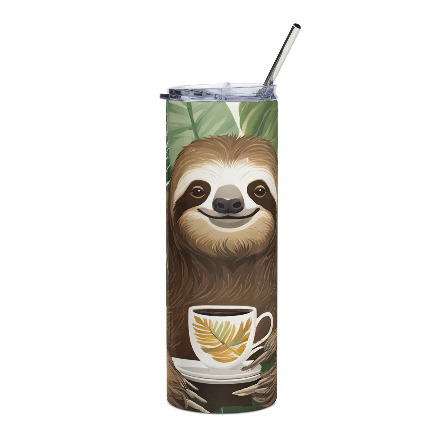 Every sloth needs their coffee